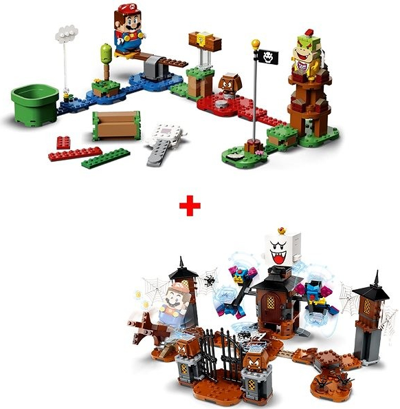 LEGO® Super Mario™ 71360 Startovací set + 71377 Král Boo a strašidelný dvůr  od 93,67 € - Heureka.sk