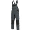 CXS CXS Pracovné nohavice STRETCH s naprsenkou, pánske, tmavo sivá-čierna - 52 Sivá-Čierna, 52