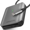 AXAGON CRE-S3C, USB-C 3.2 Gen 1 - SUPERSPEED čítačka kariet 3-slot & lun SD/microSD/CF, podpora UHS-II