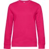 B&C Mikina B&C QUEEN Crew Neck, dámská COT01W01Qx5204-magenta pin XL Purpurová růžová