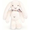 Doudou Plyšový králíček s šátkem bílý 35 cm