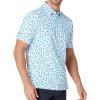 Pánska polokošeľa Callaway Golf SS CRAB NOVELTY BRIGHT WHITE biela M