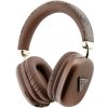 Guess PU Leather 4G Triangle Logo Bluetooth Stereo Headphone GUBHK1P4TPW Brown