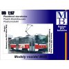 MB modely Stavebnica električky ČKD Tatra T6A5 č. 12 14 1:87