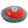 Extol Craft Kartáč miskový M14 vlnitý, oceľový drôt 0,3mm, 100mm, 17006