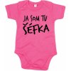 detské body, Farba ružová, Strih/ Variant UNISEX