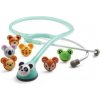ADC Pediatrický fonendoskop, zelený (Pediatrický fonendoskop s vymeniteľnými zvieracími tvárami (Panda, Koala, Opica, Medveď, Žaba, Jeleň a Tiger).)