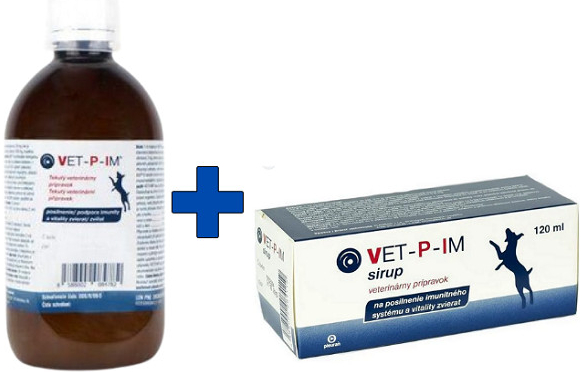 VET-P-IM sirup na posilnenie imunity zvierat 500ml