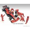 American diorama Americké diorámy Figúrky F1 Set 2 2022 - Dioráma Pit-stop Set 7 X Meccanici - Mechanics - With Decals 1:43 Red