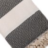 Madeathand Bavlnený Prehoz - Diamond 190x250 CM Farba: Čierna