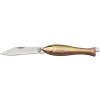 Vreckový nôž Mikov Rybička 130-NZn-1/ZL Stonewash + 5 rokov záruka a darček ZADARMO