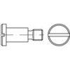 TOOLCRAFT 1063107 skrutky s plochou hlavou M3 10 mm drážka DIN 923 nerezová ocel 100 ks; 1063107