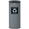 Alda Kôš na triedený odpad Eko 45 l, čierne veko – zmes, lakovaná oceľ, sivý