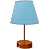 Asir Stolná lampa 1xE27/60W/230V modrá/medená AS0383 + záruka 3 roky zadarmo
