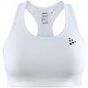 Dámska športová podprsenka bez výstuže Craft TRAINING BRA CLASSIC W biela 1910758-900000 - XS