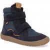 Froddo Chlapčenská zimná barefoot obuv TEX WINTER Dark Blue G3160233 tmavomodrá