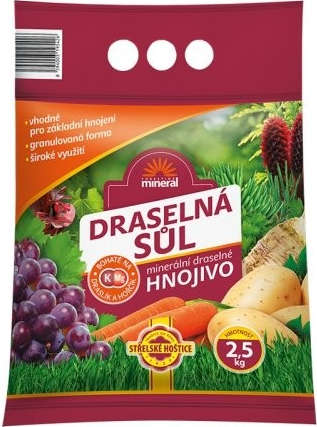 Forestina Hnojivo draselná soľ granulovaná 2,5 kg