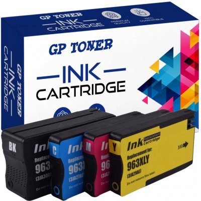 GP Toner 4x Kompatibilna Kazeta pro HP 963 XL OfficeJet Pro 9010 9012 9014 9015 9016 9019 9020