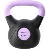 Plastový kettlebell HMS KPC 12 kg sv. fialový