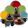VANCASSO Allegro Multicolor 32-dielna kameninová jedálenská sada