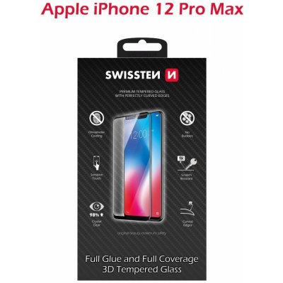 Swissten 3D Full Glue pro iPhone 12 Pro Max 64701866