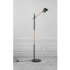 NORDLUX Theo stojacia lampa čierna, drevo, GU10, nastaviteľná hlavica
