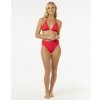 RIP CURL plavky Premium Surf D-Dd Sliding Tri Hibiscus Red 619 vel. S