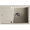Laveo Megalo, 1-komorový granitový drez 780x500x185 mm, béžová, LAV-SBE_411T