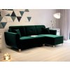 Rohová rozkladacia sedačka FREJA Modrozelená - MONOLITH 37