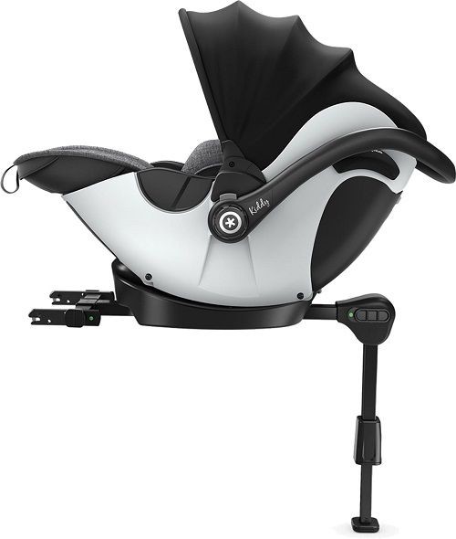 Kiddy Evoluna i-size 2 + Isofix základňa 2022 Grey Melange Super Green