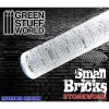 Green Stuff World Rolling Pin Small Bricks, textúrovací valček