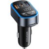 ESSAGER ES-F748 Bluetooth FM transmitter do auta s portmi USB-C / 2x USB-A - 35W - čierny - možnosť vrátiť tovar ZADARMO do 30tich dní