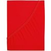 B.E.S. – Petrovice, s.r.o. Plachta na posteľ Jersey česaná bavlna MAKO – Červená 140 – 160 × 200