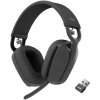 Logitech Headset Zone Vibe 100 bezdrôtový headset - sivá, 981-001213