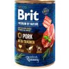 Brit Kapsička pre psov Premium by Nature Pork with Trachea 400 g