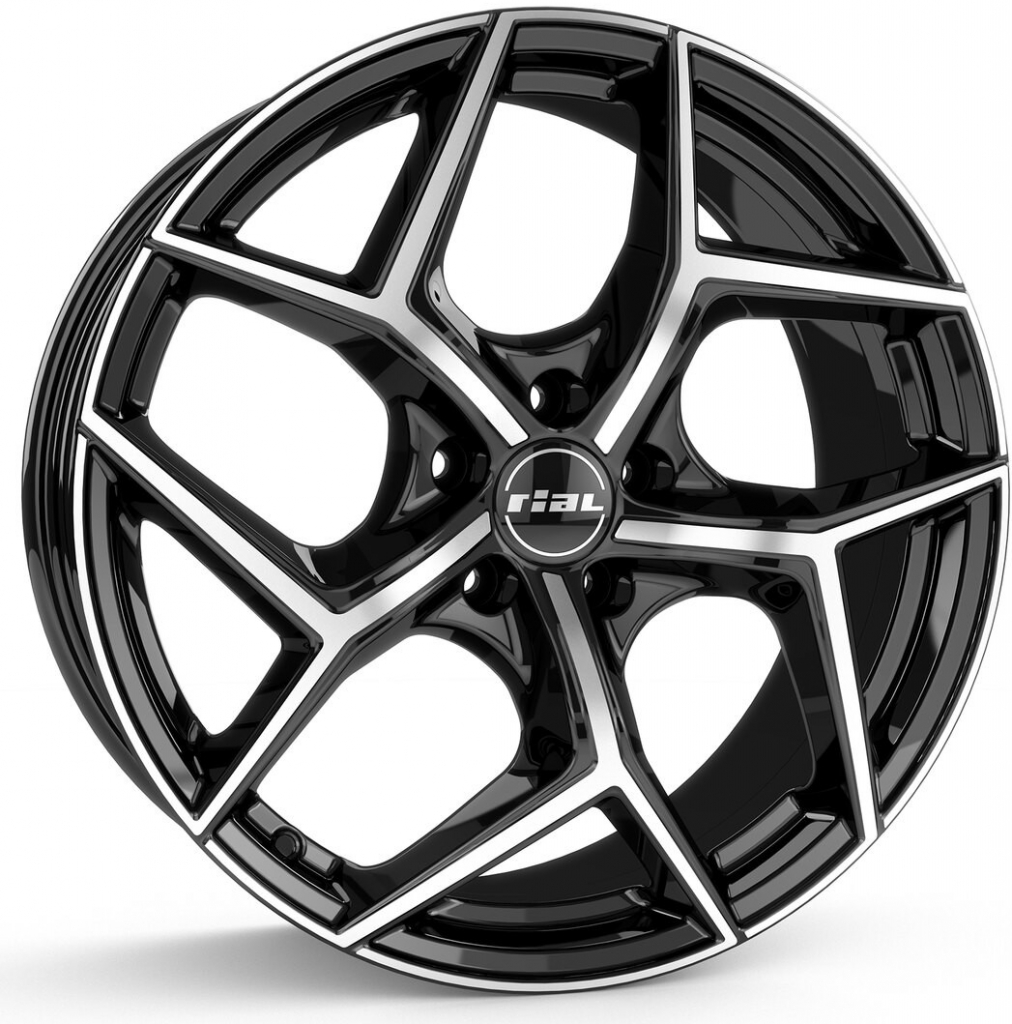 Rial Salento 8x18 5x114.3 ET40 matt black polished