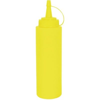 Vogue mačkacia fľaša na omáčku žltá 227 ml