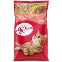 My Love pre dospelé mačky s teľacím mäsom 14 kg