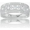 VIPgold Diamantový prsteň v bielom zlate R36080b