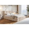 CatN Čalúnená manželská posteľ JASMINE s úložným priestorom 180 x 200