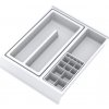GOLLINUCCI Kúpeľňový organizér s príslušenstvom 270mm 308x242x53mm biela 10900302