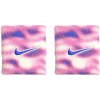 Potítko Nike Swoosh Classic Printed 2P - pink/violet - Viacfarebný