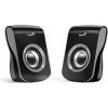 Genius reproduktory SP-Q180, 2.0, 6W, čierno-šedé, regulácia hlasitosti, stolový, 150Hz-20kHz