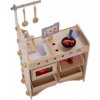Haba Creative Play 3v1 Drevená kuchynka, obchod a dielňa