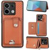 Gumený kryt Card Tool na Xiaomi Redmi Note 13 Pro - Hnedá