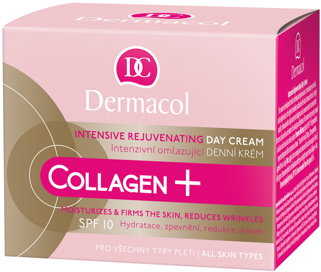 Dermacol Collagen denný pleťový krém SPF 10 50 ml