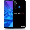 Picasee silikónový čierny obal pre Realme 5 - Do it. With love.