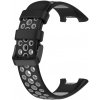 MojRemienok.sk Športový perforovaný silikónový náhradný náramok pre Mi Smart Band 7 Pro Farba: čierno - šedá