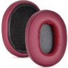 Náhradné náušníky pre slúchadlá SkullCandy Hesh 3.0 a Crusher - Burgundy, kožené