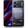 Picasee silikónový prehľadný obal pre Xiaomi Poco X5 - Kazma - SVĚT PATŘÍ TĚM, CO SE NEPOSEROU